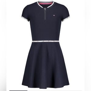 Little girls quarter zip dress